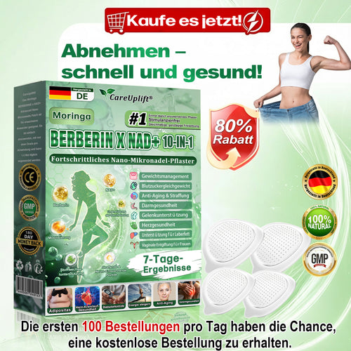 🇩🇪  30off% 𝐎𝐟𝐟𝐢𝐜𝐢𝐚𝐥𝐞𝐫 𝐃𝐞𝐮𝐭𝐬𝐜𝐡𝐥𝐚𝐧𝐝-𝐒𝐡𝐨𝐩 | 🧑‍⚕️🩺 𝐂𝐚𝐫𝐞𝐔𝐩𝐥𝐢𝐟𝐭® Moringa · Berberin × NAD+ 𝟏𝟎-𝐢𝐧-𝟏 𝐀𝐝𝐯𝐚𝐧𝐜𝐞𝐝 𝐍𝐚𝐧𝐨-𝐌𝐢𝐤𝐫𝐨𝐧𝐚𝐝𝐞𝐥-𝐏𝐚𝐭𝐜𝐡 — 𝐄𝐢𝐧𝐦𝐚𝐥 𝐭ä𝐠𝐥𝐢𝐜𝐡, 𝐬𝐢𝐜𝐡𝐭𝐛𝐚𝐫𝐞 𝐄𝐫𝐠𝐞𝐛𝐧𝐢𝐬𝐬𝐞 𝐢𝐧 𝟕 𝐓𝐚𝐠𝐞𝐧