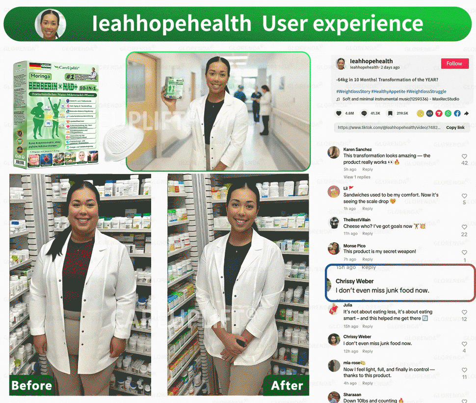 🇩🇪 𝐎𝐟𝐟𝐢𝐜𝐢𝐚𝐥𝐞𝐫 𝐃𝐞𝐮𝐭𝐬𝐜𝐡𝐥𝐚𝐧𝐝-𝐒𝐡𝐨𝐩 | 🧑‍⚕️🩺 𝐂𝐚𝐫𝐞𝐔𝐩𝐥𝐢𝐟𝐭® Moringa · Berberin × NAD+ 𝟏𝟎-𝐢𝐧-𝟏 Fortschrittliches 𝐍𝐚𝐧𝐨-𝐌𝐢𝐤𝐫𝐨𝐧𝐚𝐝𝐞𝐥-𝐏𝐚𝐭𝐜𝐡 — 𝐄𝐢𝐧𝐦𝐚𝐥 𝐭ä𝐠𝐥𝐢𝐜𝐡, 𝐬𝐢𝐜𝐡𝐭𝐛𝐚𝐫𝐞 𝐄𝐫𝐠𝐞𝐛𝐧𝐢𝐬𝐬𝐞 𝐢𝐧 𝟕 𝐓𝐚𝐠𝐞𝐧